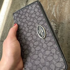 Coach Wallet Black Smoke / Black